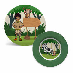 Bode Kid Zoologist Set (BPA-Free, Non-Toxic, Dishwasher & Microwave Safe)