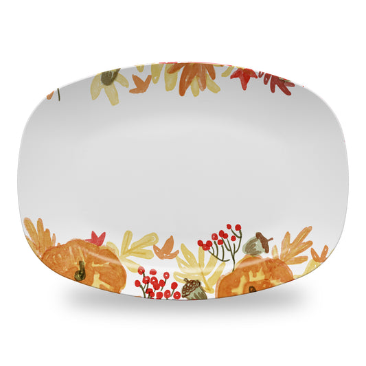 Holiday Platter- Fall Leaves